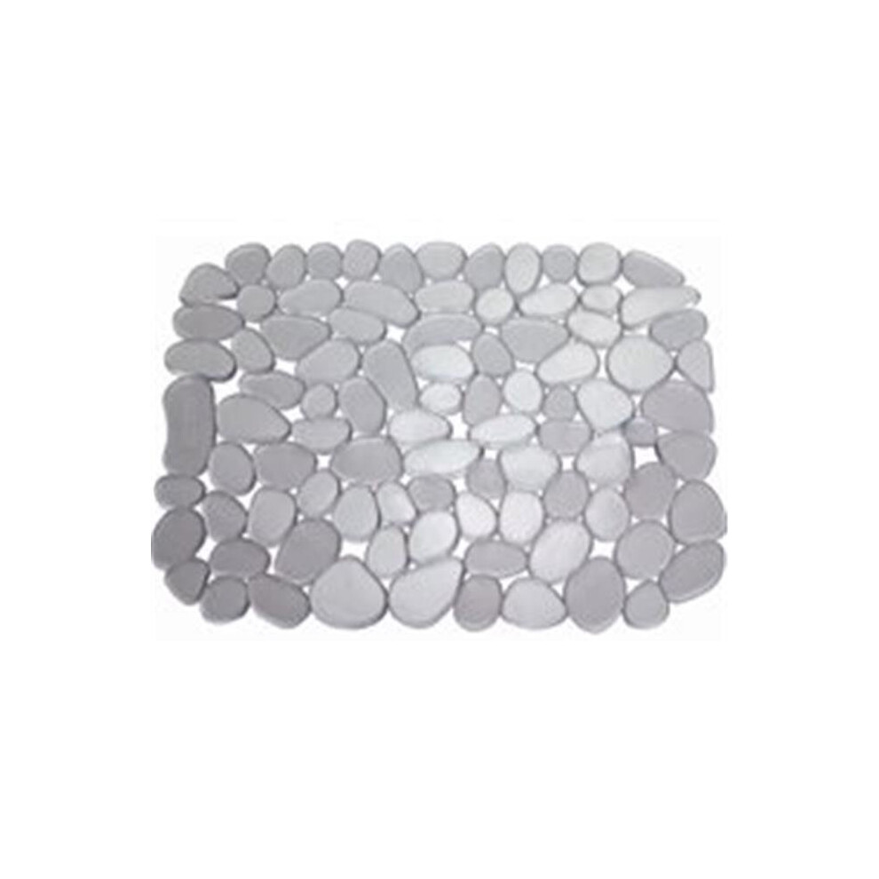 Inter-Design 60063 Pebblz Sink Mat, Grey