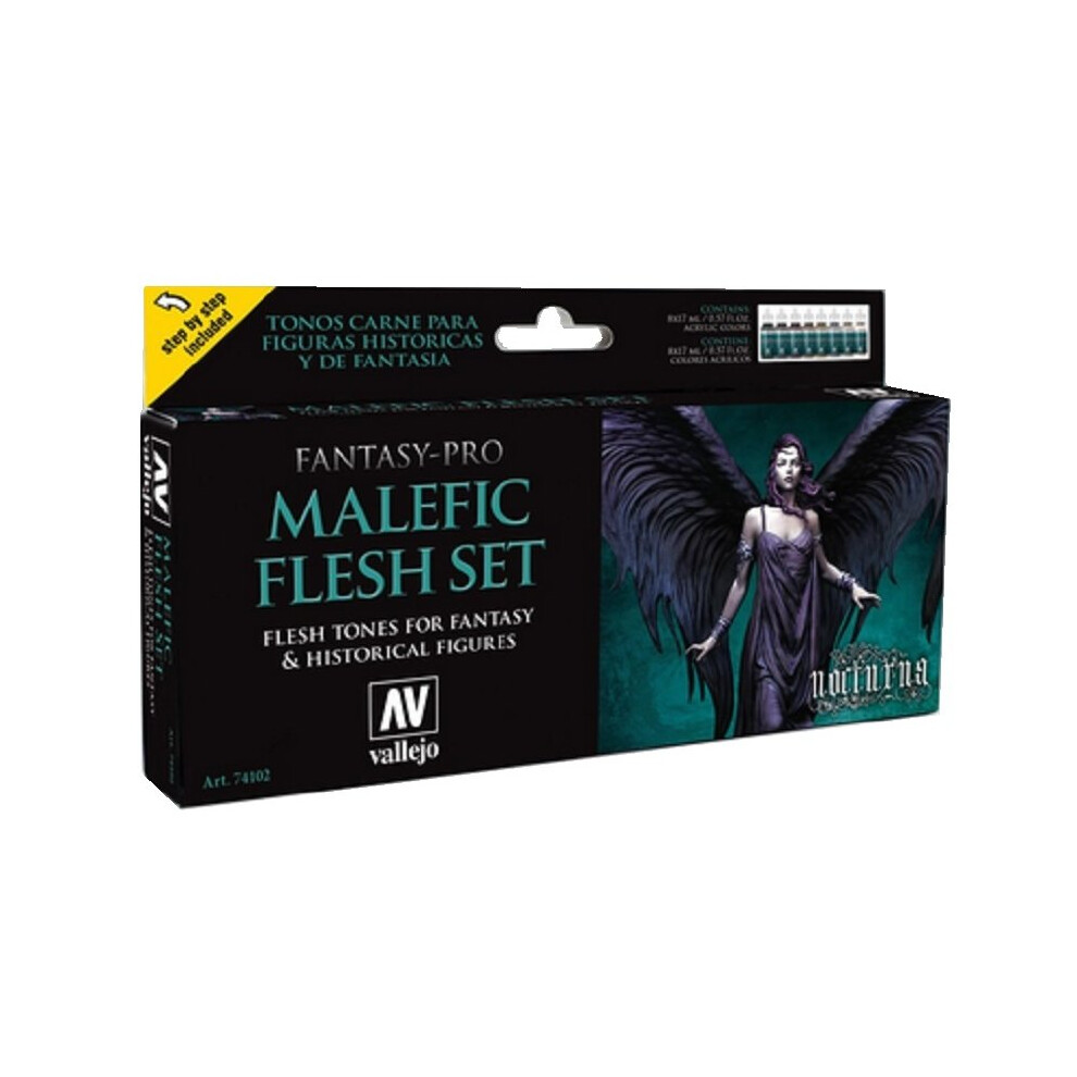 Vallejo Nocturna Fantasy-Pro Set - Malefic Flesh