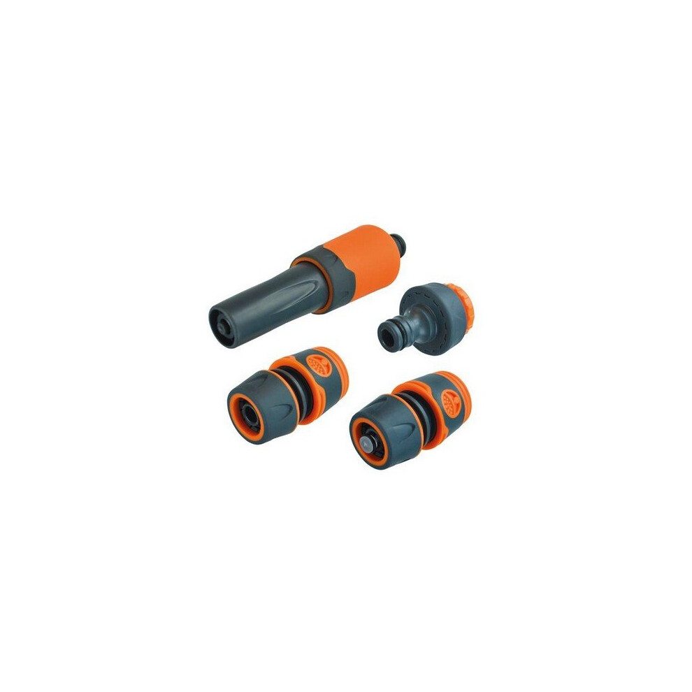 Faithfull YM5814F Plastic Hose Fittings Starter Kit 1/2in