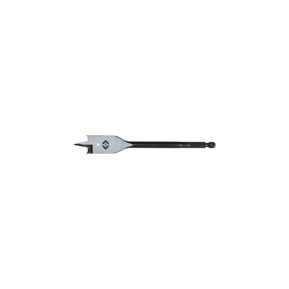 CK T2942-08 Flat Wood Spade Drill Bit Hex Shank 8mm x 160mm
