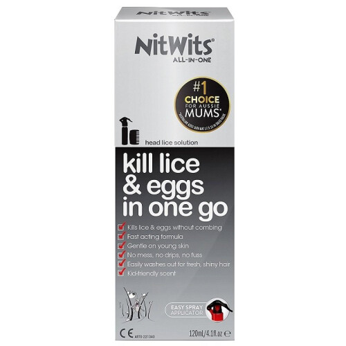 Nitwits All in One - Kill Lice & Eggs In One Go - 120ml