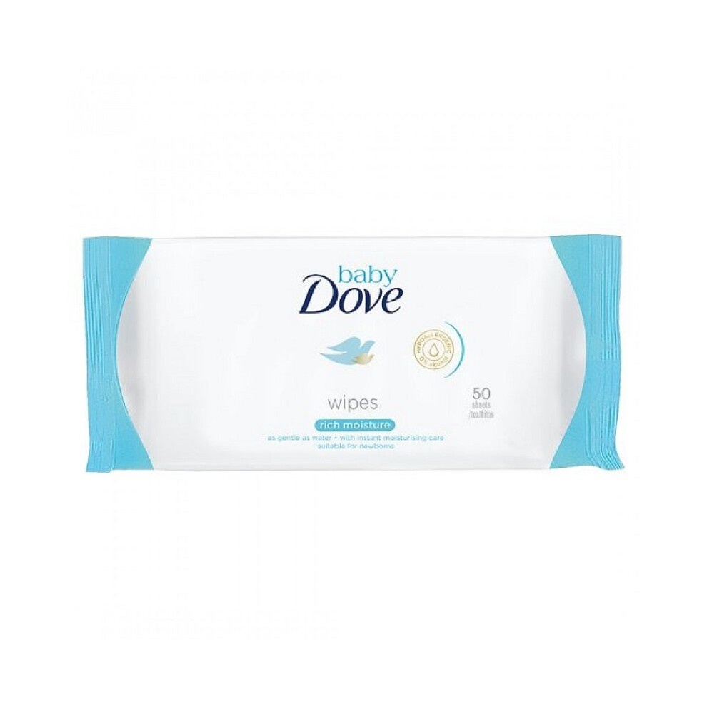 Dove Baby Wipes Rich Moisture - 50 Wipes