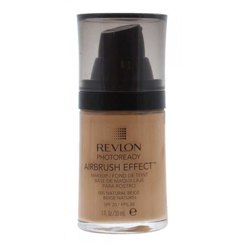 REVLON Photoready Airbrush Effect Foundation SPF20 005 Natural Beige - 30ml