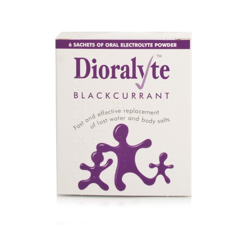 Dioralyte Sachets Blackcurrant 6