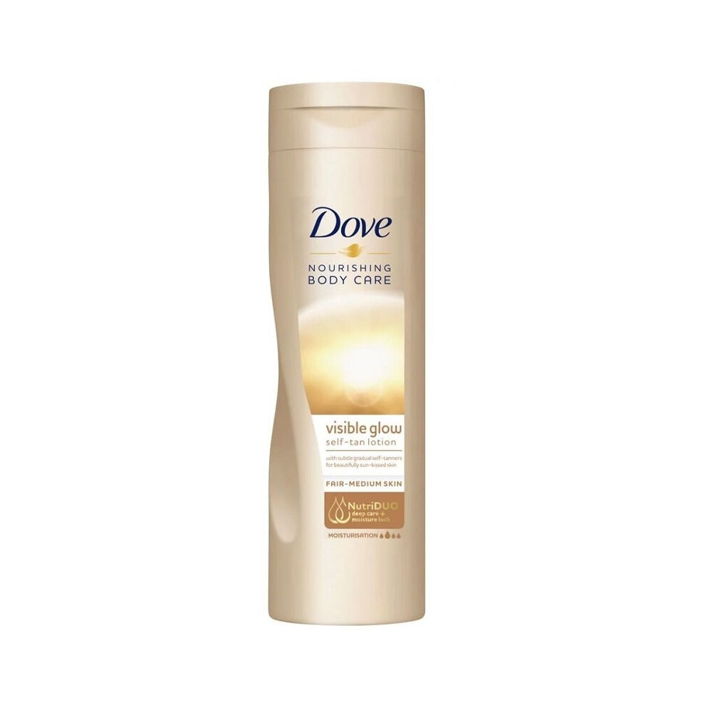 Dove Visible Glow Self-Tan Lotion Fair-Medium Skin 250ml