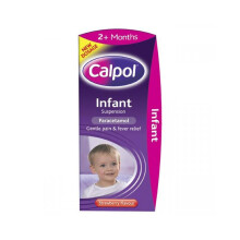 Calpol Sugar Free Infant Suspension  Strawberry Flavour 100ml