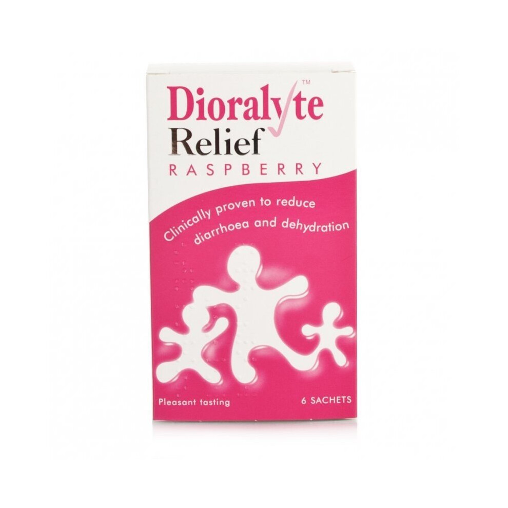 Dioralyte Relief Raspberry - 6 Sachets