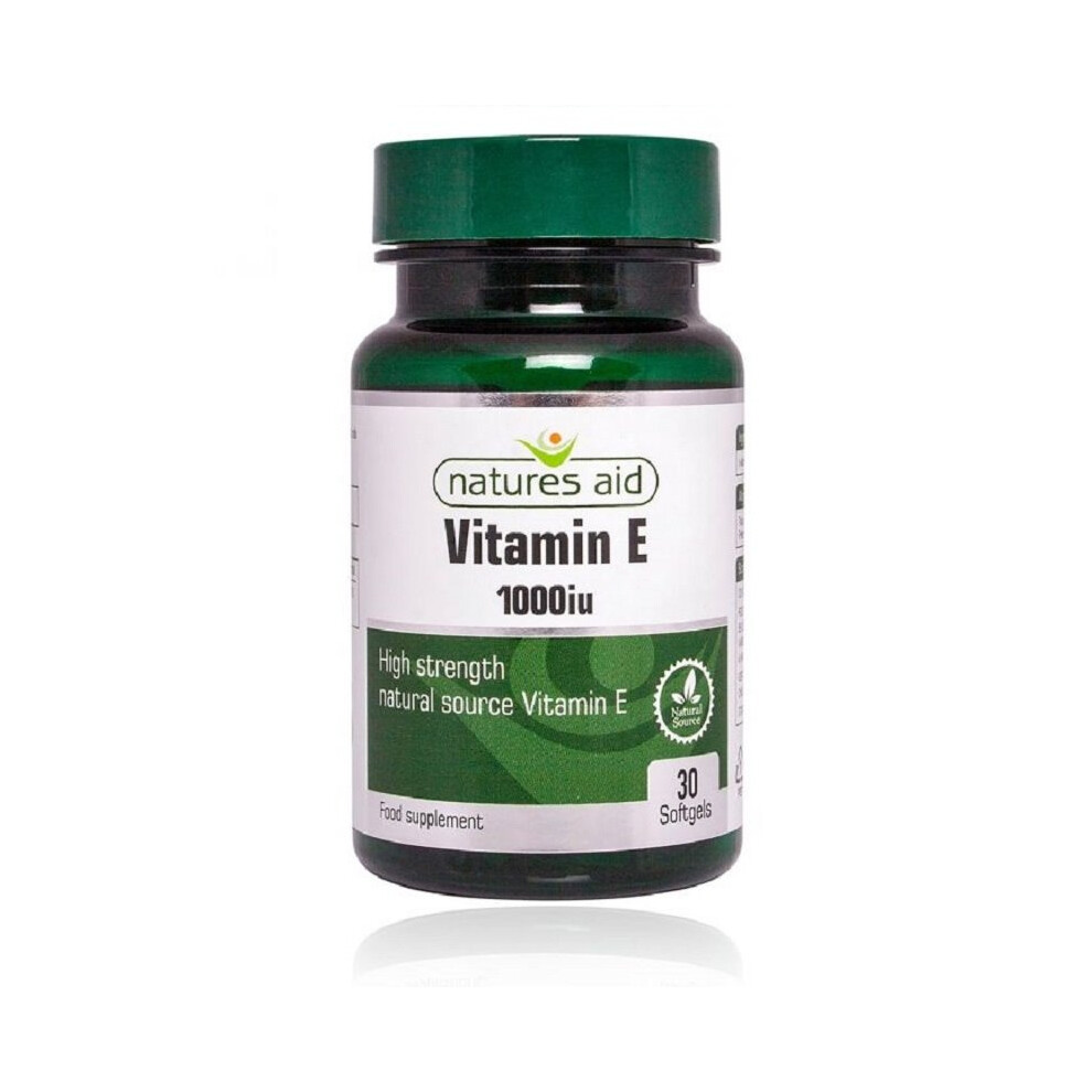 Natures Aid Vitamin E 1000iu 30 Softgels