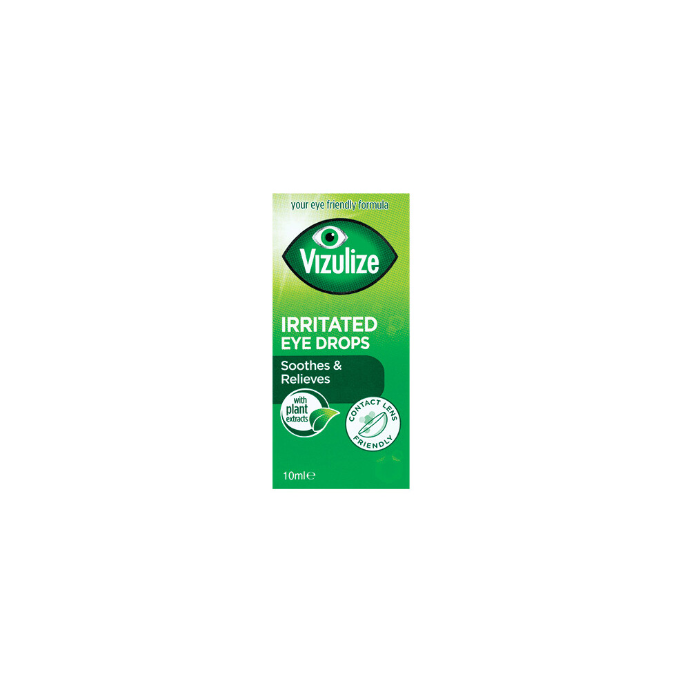 Vizulize Irritated Eye Drops Soothes & Relieves 10Ml