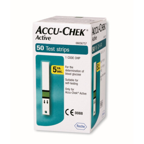 Tiras reactivas Accu-Chek Active 50