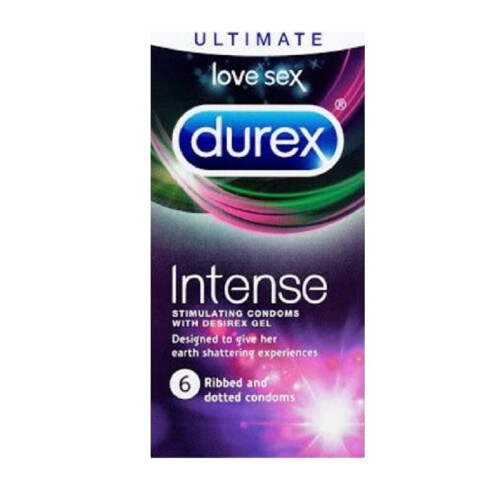 Durex Durex Intense with Desirex Gel Condoms 6s