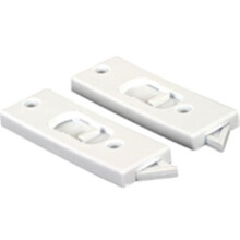 Prime-Line F 2599 Serratura per Finestra in Plastica Bianca con Latch a Molla (Confezione Singola)