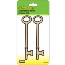 Hy-Ko Products KC200 Notched Skeleton Key 2 Pack