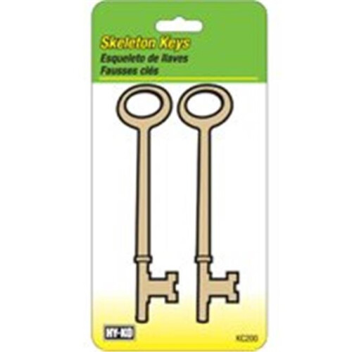 Hy-Ko Products KC200 Notched Skeleton Key 2 Pack