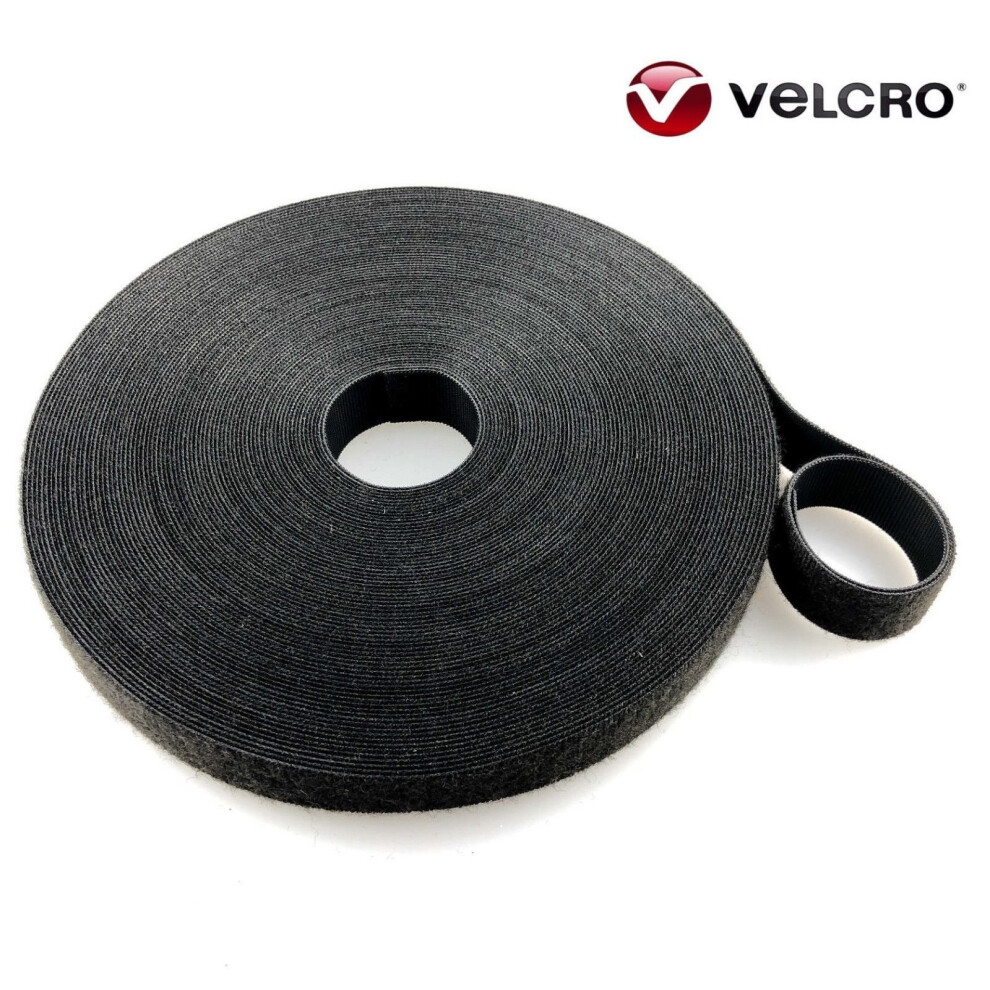 VELCRO® Hook and loop ONE-WRAP® double sided Strap Black 