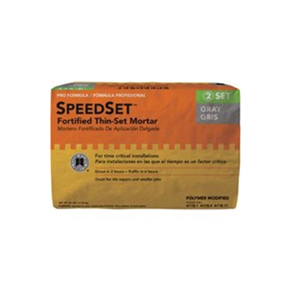 Custom Building Products Sds25 Gray Speedset Thinset 25 Lbs. 010186302805