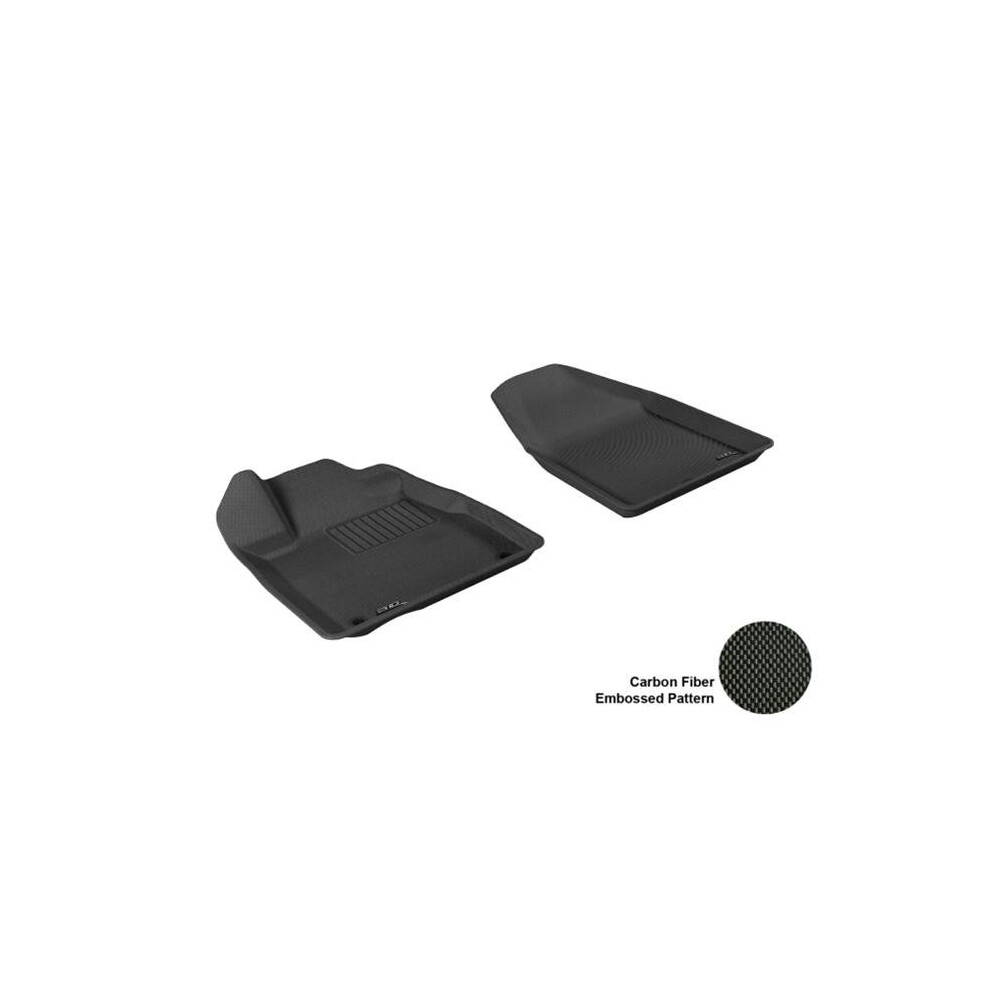 3D Maxpider L1ac00011509 Acura Mdx 2007-2013 Kagu R1 Floor Mat Black 842132000028