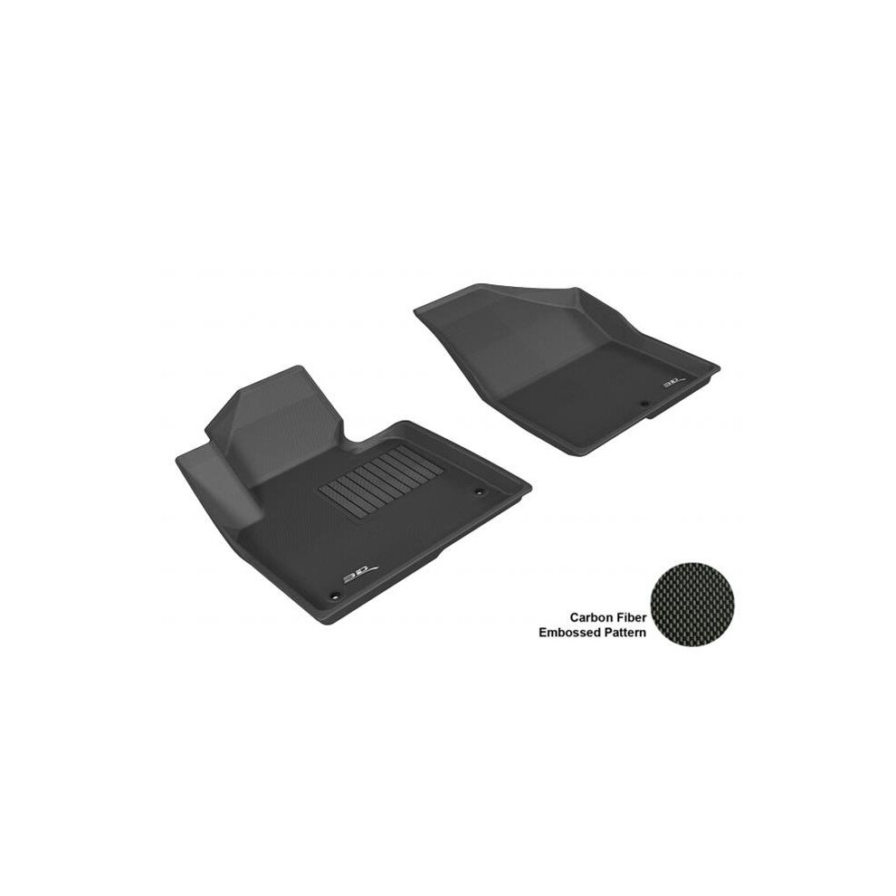 3D Maxpider L1hy01711509 Hyundai Santa Fe Sport/ Santa Fe 2013 Kagu R1 Floor Mat Black 842132015831