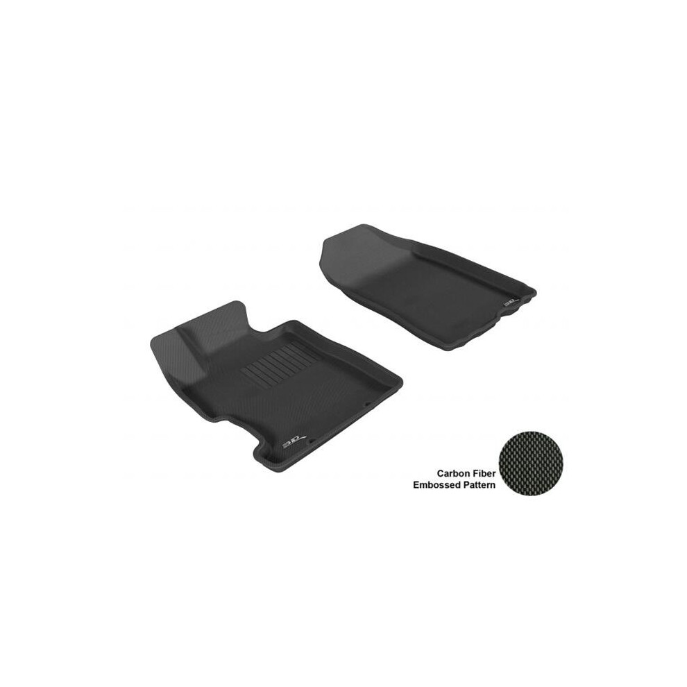 3D Maxpider L1hd01211509 Honda Civic 2006-2011 Cpe/Sdn Kagu R1 Floor Mat Black 842132004101