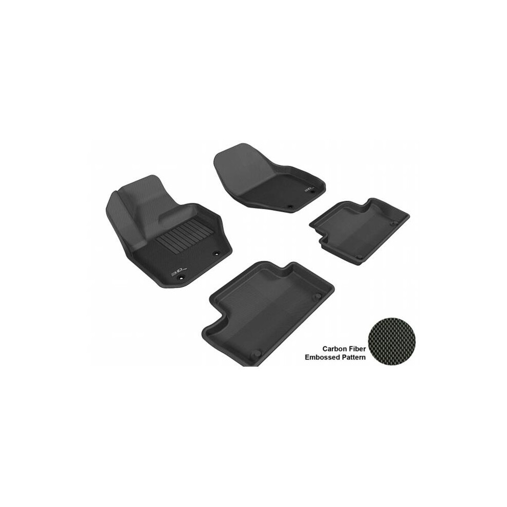 3D Maxpider L1vv01501509 Volvo Xc60 2009-2014 Kagu R1 R2 Floor Mat Black 842132071660