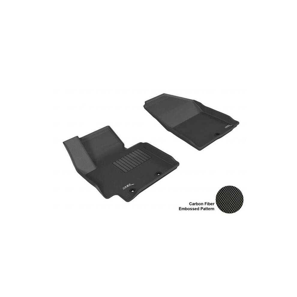 3D Maxpider L1ka02011509 Kia Soul 2014 Kagu R1 Floor Mat Black 842132053673