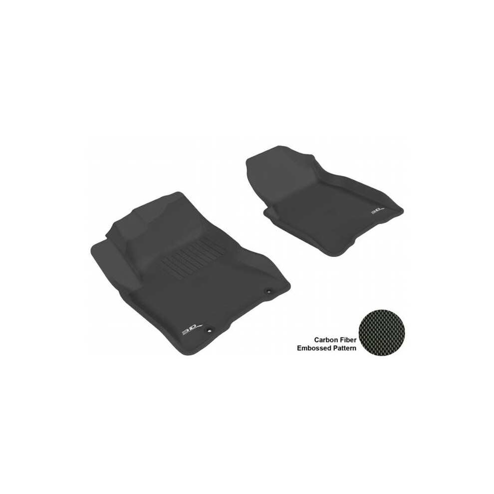 3D Maxpider L1ns02911509 Nissan Rogue 2008-2013 Kagu R1 Floor Mat Black 842132008482