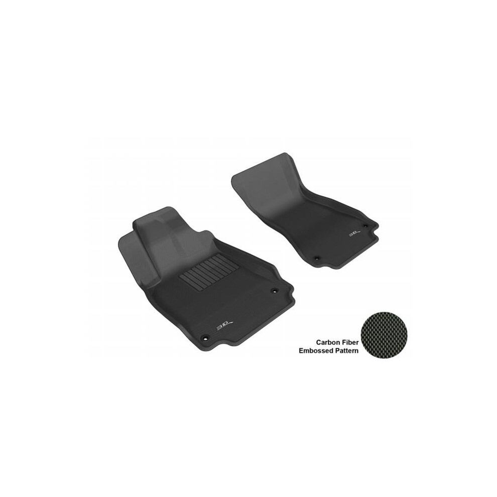 3D Maxpider L1ad02211509 Audi A6/S6/A7 2012-2014 Sdn Kagu R1 Floor Mat Black 842132000387