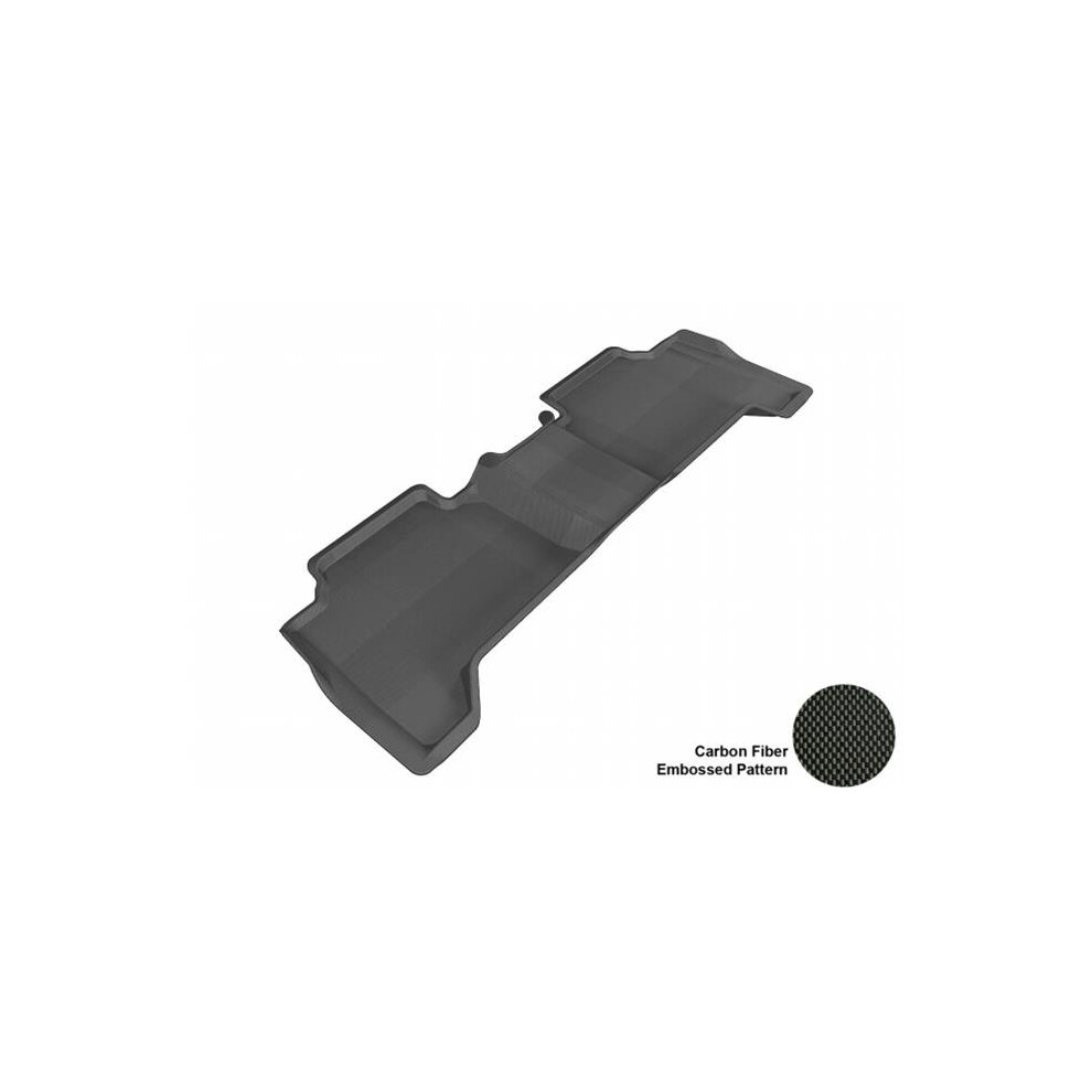 3D Maxpider L1ty05721509 Toyota Tacoma 2005-2014 Double Cab Kagu R2 Floor Mat Black 842132010102