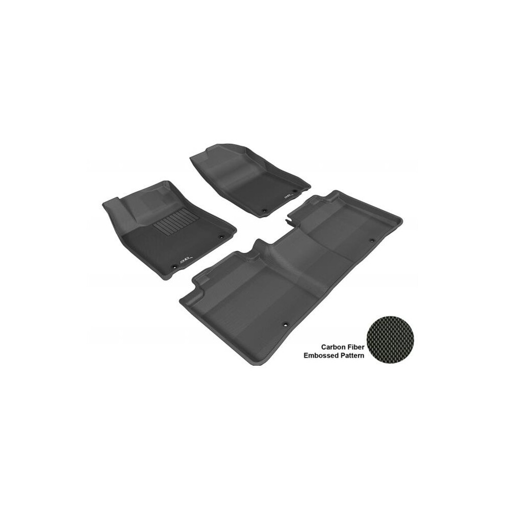3D Maxpider L1lx02701509 Lexus Es350 2013-2014 Kagu R1 R2 Floor Mat Black 842132043322