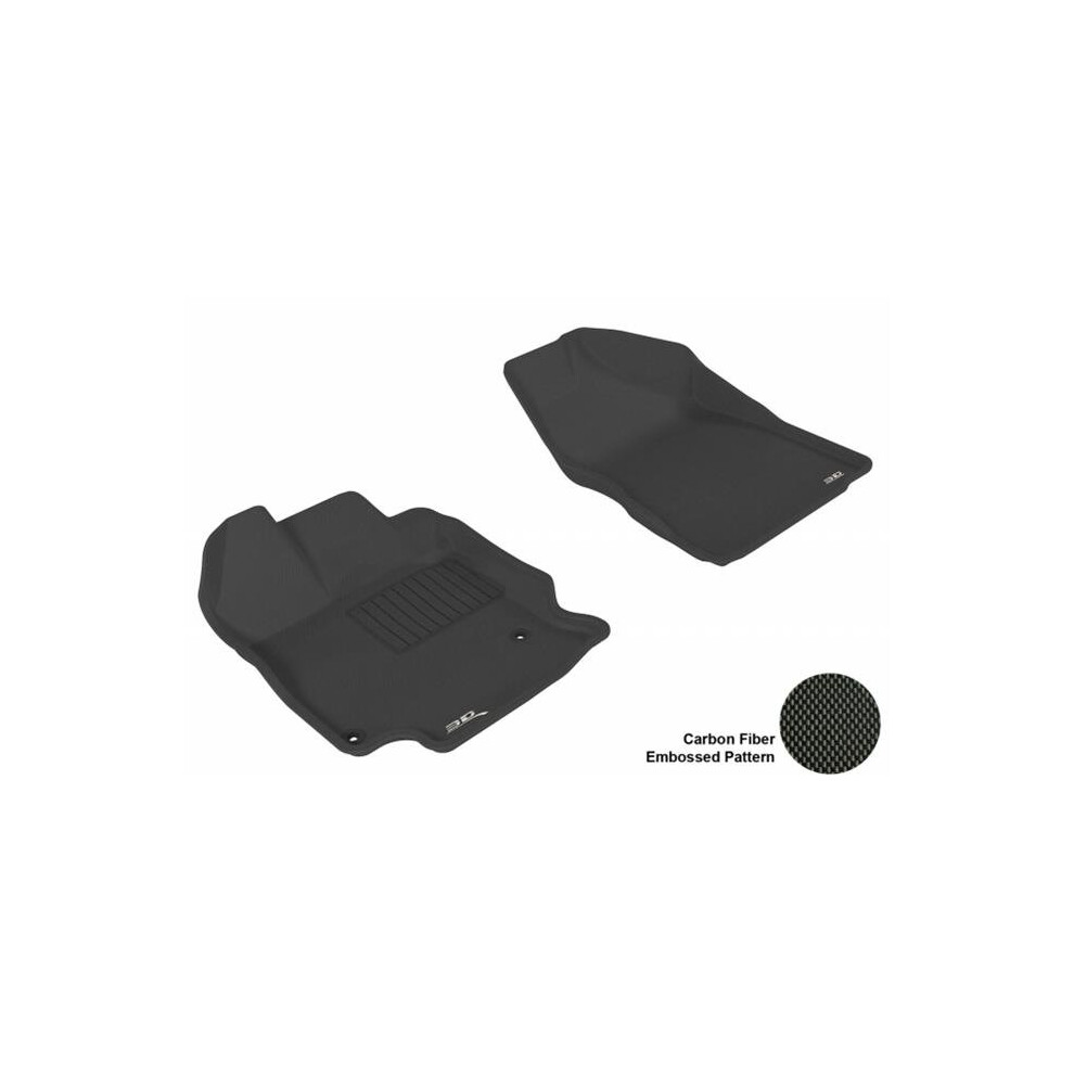 3D Maxpider L1ty07811509 Toyota Venza 2009-2011 Kagu R1 (Hook) Floor Mat Black 842132010195