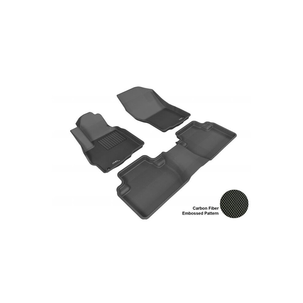3D Maxpider L1mt01001509 Mitsubishi Outlander 2007-2014 Kagu R1 R2 Floor Mat Black 842132082314
