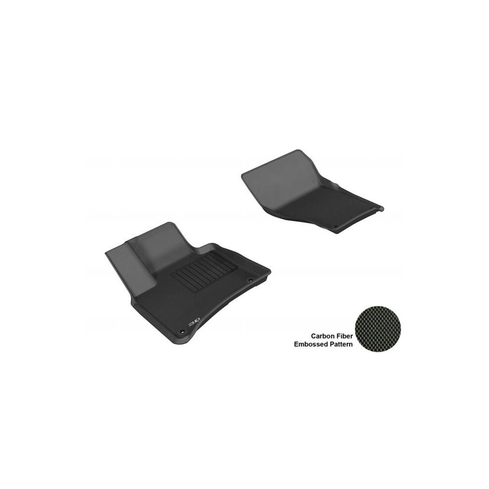 3D Maxpider L1po01011509 Porsche Cayenne/ Volkswagen Touareg 2011-2014 Kagu R1 Floor Mat Black 842132070168