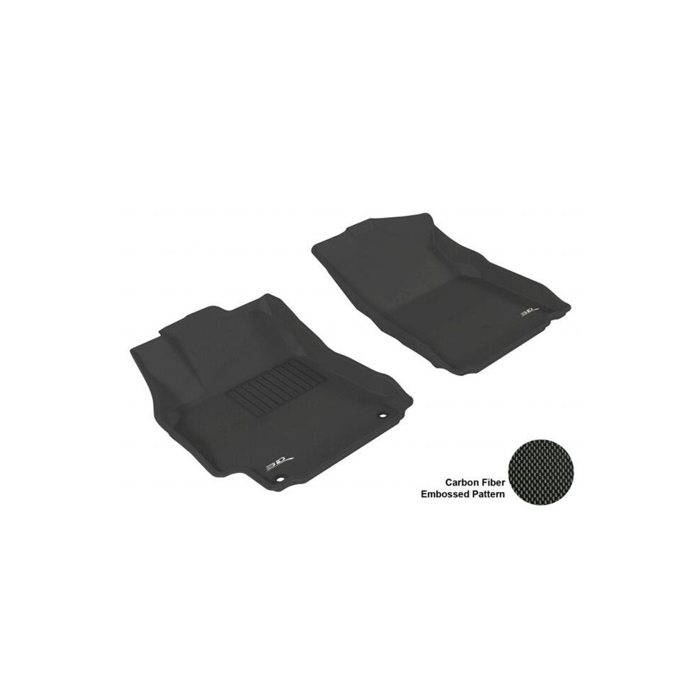 3D Maxpider L1ty08611509 Toyota Camry/Camry Hybrid 2012-2014 Kagu R1 Floor Mat Black 842132009267