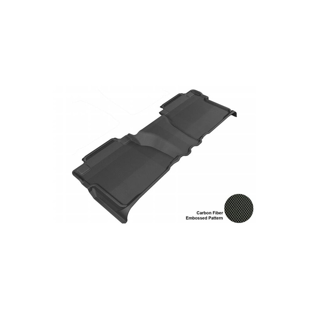 3D Maxpider L1ty14721509 Toyota Tundra 2007-2013 Double Cab Kagu R2 Floor Mat Black 842132071066