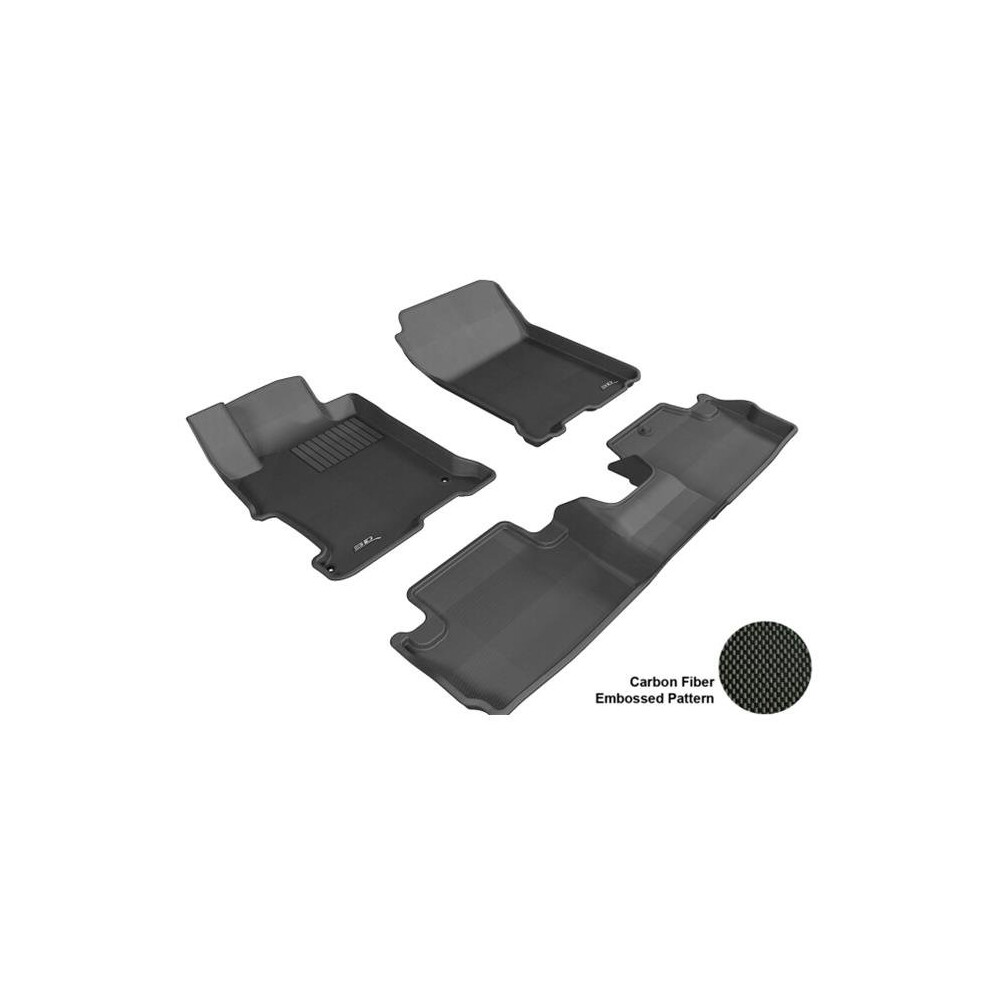 3D Maxpider L1hd04901509 Honda Accord 2013-2014 Cpe Kagu R1 R2 Floor Mat Black 842132052720