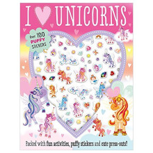 I Love Unicorns Puffy Sticker Activity (Puffy Stickers)