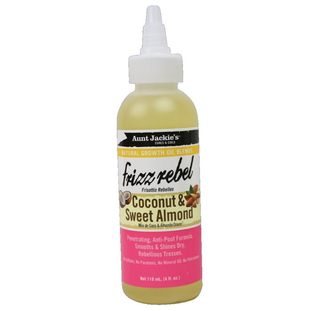 Hair Oil Aunt Jackie's C&C Coconut & Sweet Almond Frizz Rebel (118 ml)