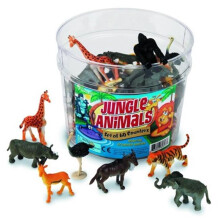 Learning Resources LER0697 Jungle Animals, Set of 60