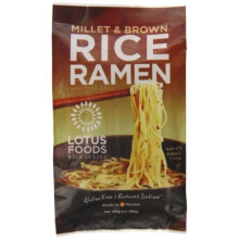 Millet & Brown Rice Ramen Lotus Foods, červený miso, 2,8 oz (80 g)