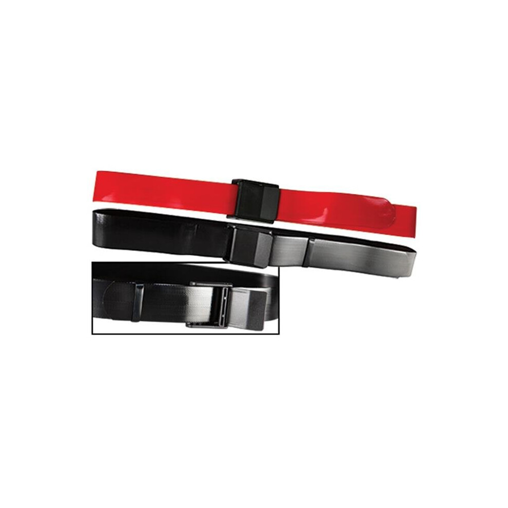 Secure Spgb-60R Ez Clean Vinyl Gait Belt, Red