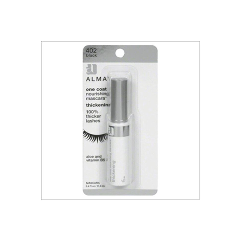 Almay Black One Coat Thickening Mascara, 402, Pack Of 2