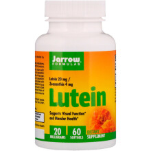Jarrow Formulas, Luteína, 20 mg, 60 Gelatinas Blandas
