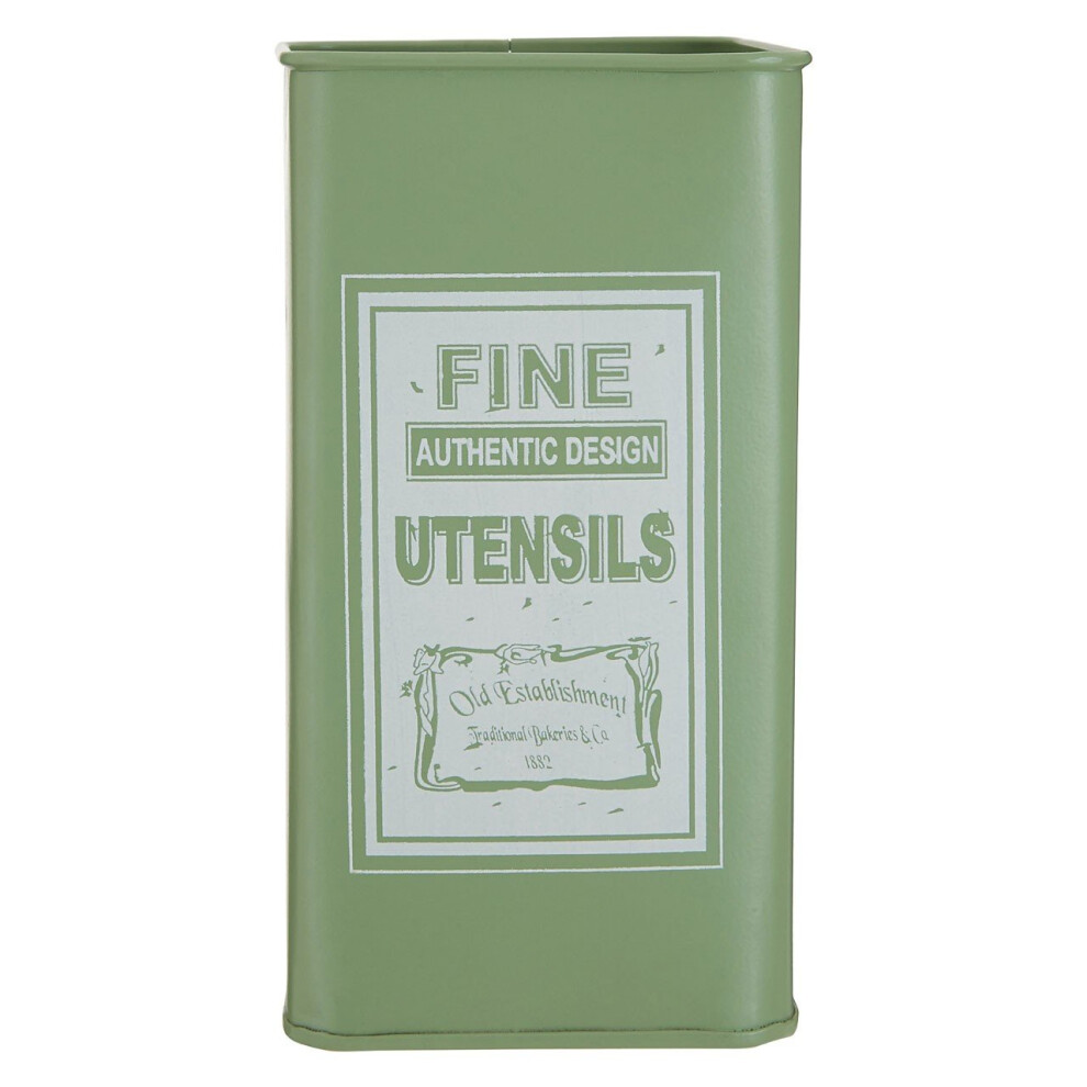 Premier Housewares Whitby Utensil Holder, Green