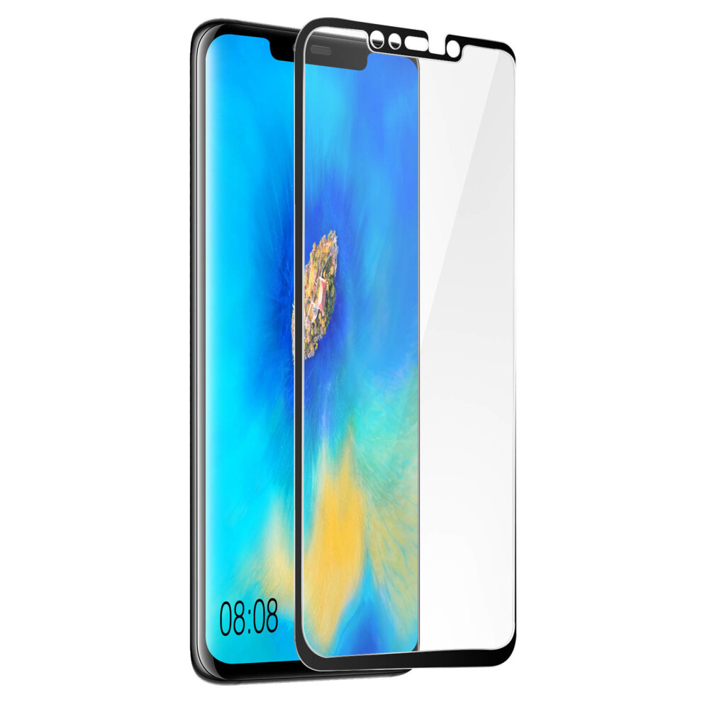 Screen Protector For Huawei Mate 20 Pro Tempered Glass With Edges Black 3662427301008