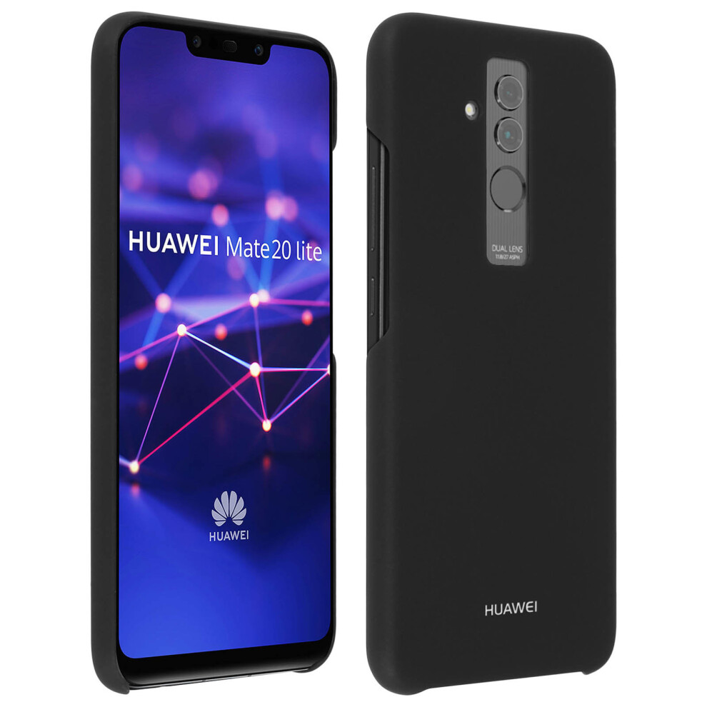 Official Huawei glossy hardcase backcover for Huawei Mate 20 Lite - Black