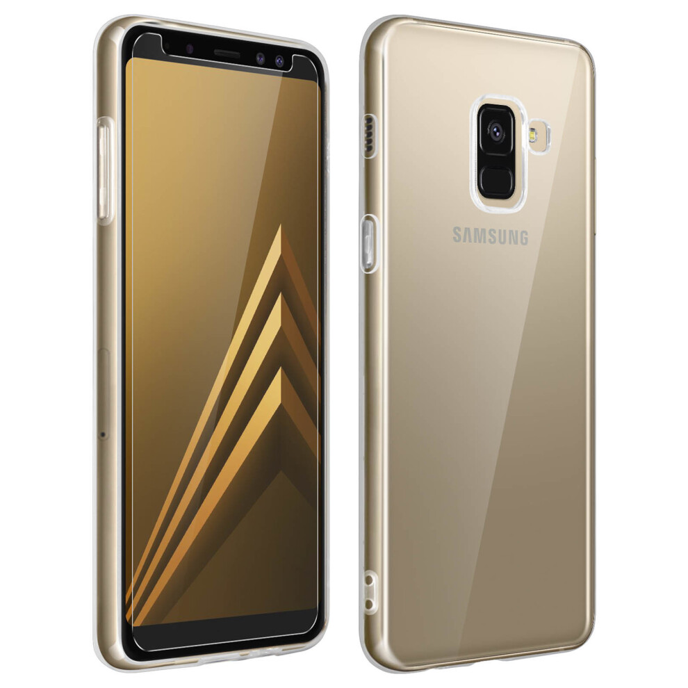 Back Case + Screen Protector Tempered Glass For Samsung Galaxy S8 4Smarts Clear 4250774938634