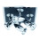 Searchlight 4 Light Square Black And Chrome Finish 1