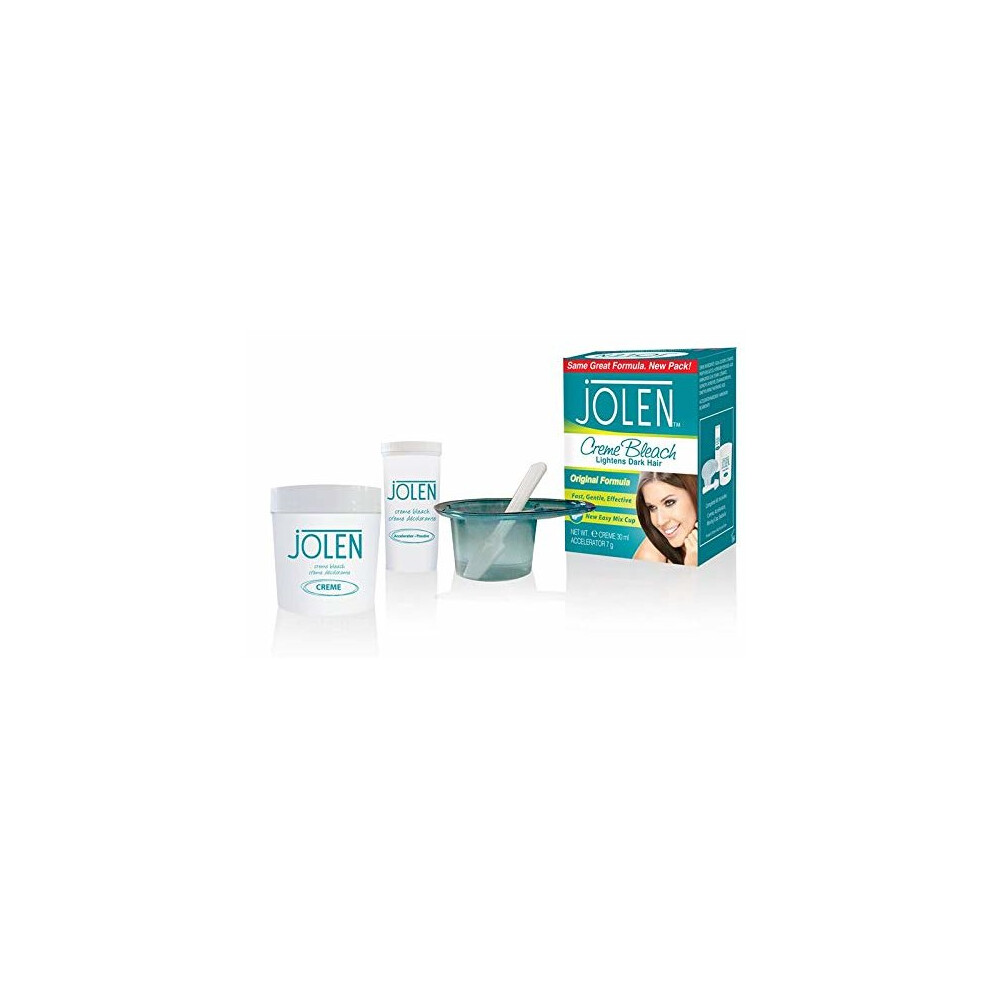 Jolen Dark Creme Bleach Lightens Hair 30Ml Creme + 7G Accelerator