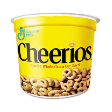 General Mills SN13896 Cheerios Breakfast Cereal  Single-Serve 1.3oz Cup  6 Cups-Pack