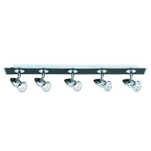 5 Light Bar Black And Chrome Finish